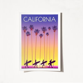 Wallity Póster A3 California - 2003 acabado mate satinado de alta calidad para decoración de interiores 29,7 x 42 cm